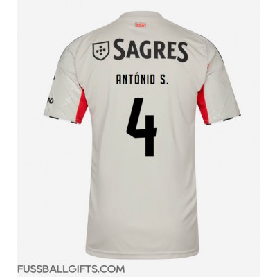 Benfica Antonio Silva #4 Fußballbekleidung 3rd trikot 2025-26 Kurzarm Benfica Antonio Silva #4 Fußballbekleidung 3rd trikot 2025-26 Kurzarm